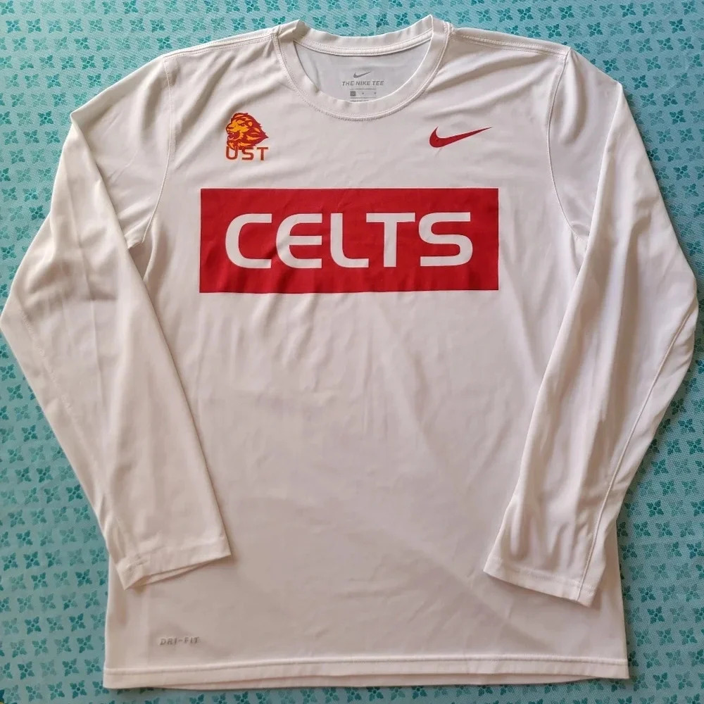 Nike Dri-fit Longsleeve UST University of St. Thomas Celts, Men's Size L